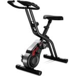 ROBORE CBX10 Hometrainer, Stille Magnetische Weerstand, 8 Instelbare Niveaus, Verstelbare Zadel en Stuur, Maximaal Draagvermogen 136 kg, LCD-display, Ademend PU-zadel, Cardio Fitness Trainer