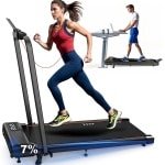 RONN® Loopbanden Voor Thuis - Loopbanden Voor Thuis Inklapbaar - Loopbanden Voor Thuis Helling - Zwart - 112cm x 57cm x 94cm