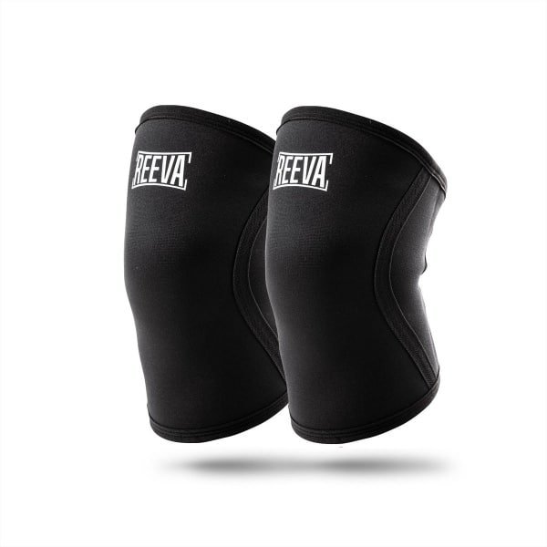 Reeva Knee Sleeves - Knie Bandages - Knie Brace geschikt voor Gewichtheffen, Fitness en CrossFit - Unisex - Verkocht per paar - 5 mm - L