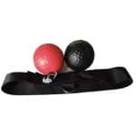 Reflexbal met hoofdband - Hoofdband met reflexbal - Reflexballen - Bokstraining - BoksOefening - Krachttraining - Hand Oog Cordinatie - Training Set - Zwarte en rode bal aan touw met hoofdband - CHPN