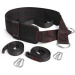Riem om te trekken voor krachttraining met verstelbare sluiting en accessoires