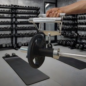 Rijbevestiging - Haltermouwbevestiging - Krachttraining - Stabiele ondersteuning - 10 cm - Zwart