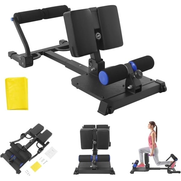Roeitoestel Inklapbaar - Cardio Trainer - Thuis Fitness - Hydraulisch Beenpers - 108x47x34.5cm - Zwart