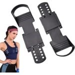 Roeitrainer Pedalen - Vervangende Pedaalset - Fitness Verbeteren - Antislip Textuur - 31x10 cm - Zwart