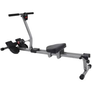 Roeitrainer Staal - Cardio Fitness - Lichaamstraining Thuis - Hydraulische Weerstand - 101x33x21 cm