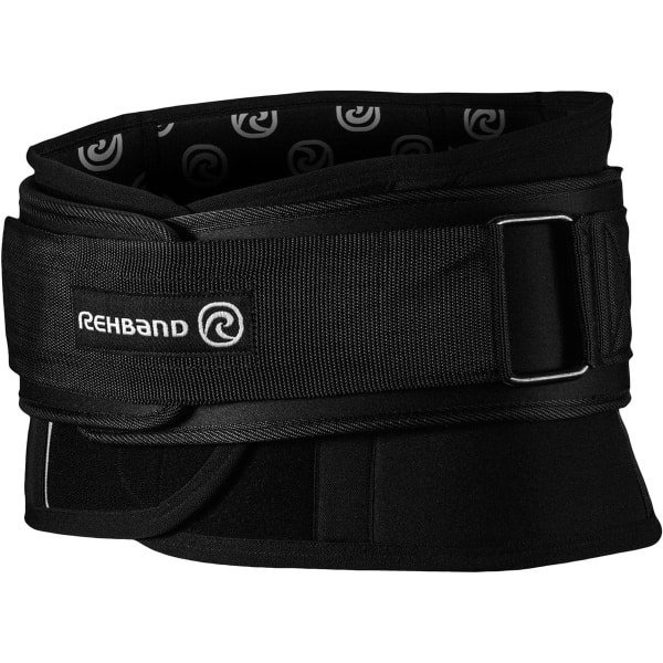 Rugbandage 7mm Neopreen met Afneembare Gewichthefriem voor Krachttraining en Zware Belasting