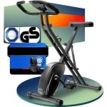 SAVI® Hometrainer Fiets - Hometrainers Fitness - Hometrainer - Zwart - 86cm x 44cm x 117cm