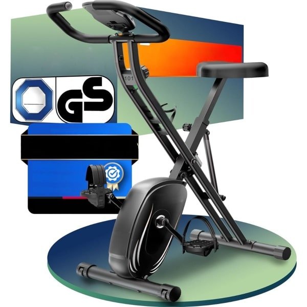 SAVI® Hometrainer Fiets - Hometrainers Fitness - Hometrainer - Zwart - 86cm x 44cm x 117cm