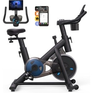 SAVI®Hometrainer Fiets - Hometrainers Fitness - Hometrainer - Zwart - 103cm x 21cm x 87cm