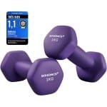 SONGMICS SYL902P02 - Hexagon Dumbbell Set - Neopreen Coating - Voor Krachttraining en Fitness