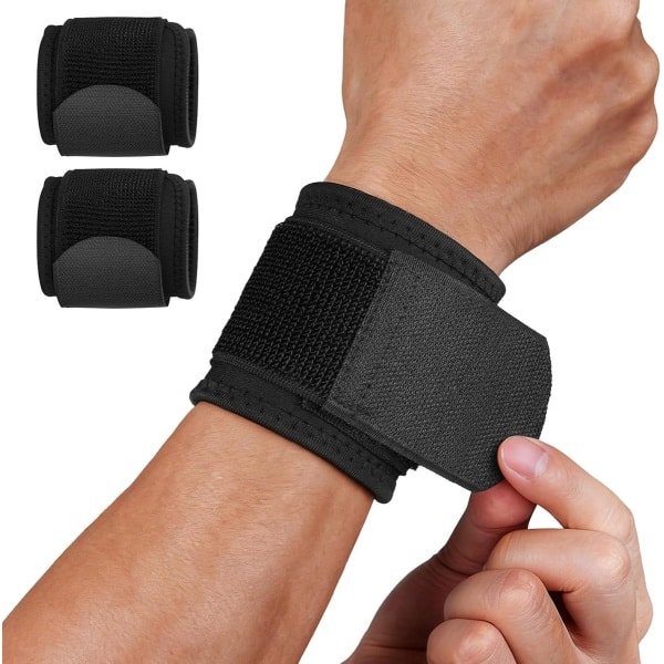 Sander Shop Polsband, krachttraining, 2 stuks, verstelbare en ademende steunbanden, polsband, krachttraining, voor gewichtheffen, fitness, crosstraining, bodybuilding