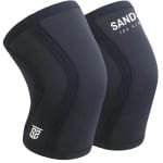 Sandside Knee Sleeves Powerlifting - 7 MM Neopreen Zwart - Knee Sleeve Geschikt voor Crossfit - Knieband - Maat XL