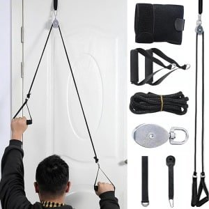 Schouder Pulley - Deurherstel Oefeningssysteem voor bovenste ledematen - Revalidatie, Flexibiliteit, Krachttraining - Herstel Oefening - Verbeterde Mobiliteit