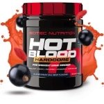 Scitec Nutrition® - Hot Blood Hardcore (375 gram - Blackcurrant/Goji Berry) - Cassis/Goji - 30 doseringen - krachtige pre workout formule - poeder - pre-workout