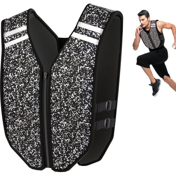 Selbro ® Trainingsvest met Verstelbare Gewichten en Reflecterende Veiligheidsstrepen voor Efficiënt Krachttraining