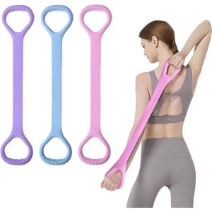 Set Elastische Fitness Banden voor Krachttraining, Yoga en Pilates - Anti-slip Oefenbanden