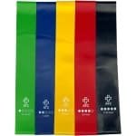 Set Fitness Elastieken in 5 Weerstanden voor Krachttraining en Yoga