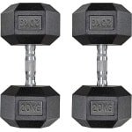 Set Halters 10-25 kg voor Krachttraining Thuis met Antislip Grip
