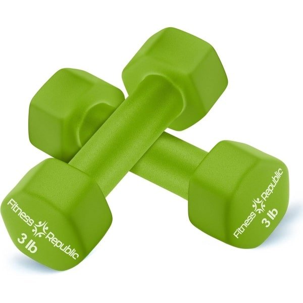 Set Handgewichten Neopreen - Antislip Zeshoekige Halters voor Krachttraining Thuis en Gym