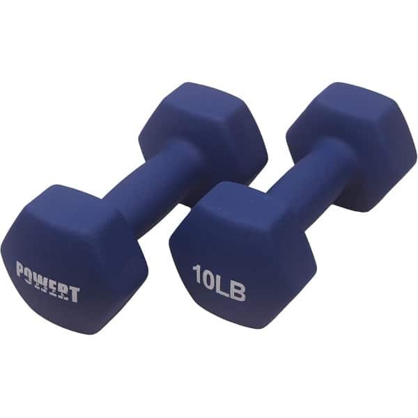 Set Handgewichten met Neopreen Coating - Kleurcodering voor Krachttraining