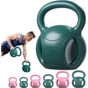 Set Kettlebells met Handgrepen voor Krachttraining en Core Stabiliteit - Diverse Gewichten