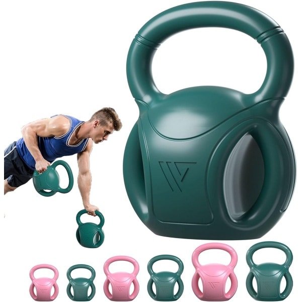 Set Kettlebells met Handgrepen voor Krachttraining en Core Stabiliteit - Diverse Gewichten