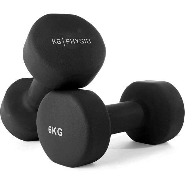 Set Neopreen Haltergewichten 1-10 kg voor Krachttraining en Conditie