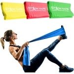 Set Weerstandsbanden (3 of 5 Stuks) - Latex-Vrij & Professioneel voor Fitness, Fysiotherapie en Krachttraining