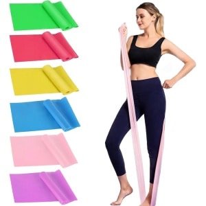 Set Weerstandsbanden 6 Stuks | Krachttraining & Fitness Elastische Stretchoefeningen