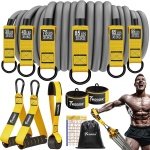 Set Weerstandsbanden Krachttraining Elastische Fitnessbanden voor Thuistraining en Fysiotherapie