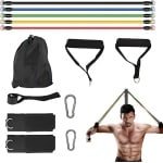 Set Weerstandsbanden met 5 Intensiteiten voor Thuis Fitness en Krachttraining
