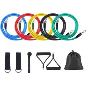 Set Weerstandsbanden met 5 Niveau's voor Krachttraining en Fitness