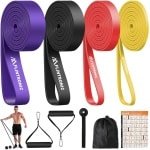 Set Weerstandsbanden met Deuranker en Handgrepen voor Krachttraining en Yoga