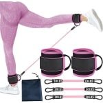 Set Weerstandsbanden met Enkelbanden voor Krachttraining en Booty Workouts