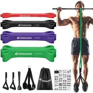 Set Weerstandsbanden voor Krachttraining en Pull-Ups - Inclusief Deuranker en Handvatten