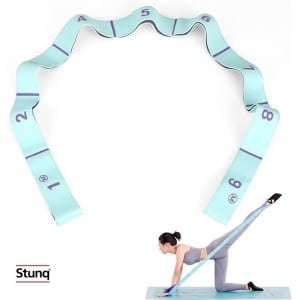 Set elastische fitnessbanden voor krachttraining en yoga