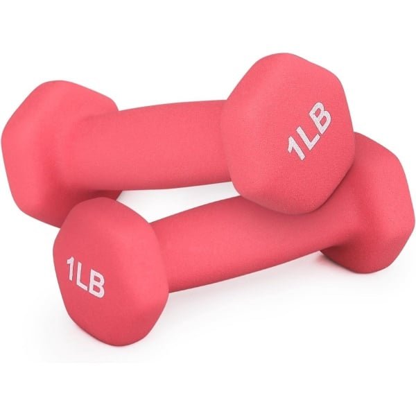 Set van 2 Antislip Neopreen Haltergewichten voor Krachttraining en Thuistraining