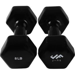 Set van 2 Halteres met Vinyl Coating voor Krachttraining