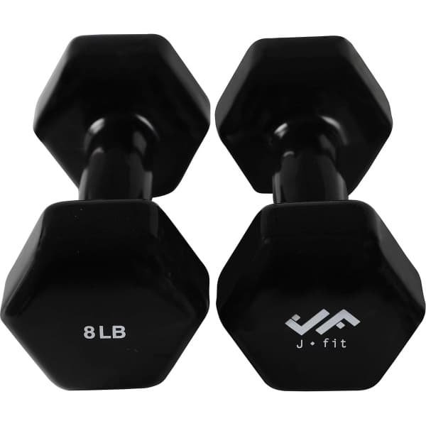 Set van 2 Halteres met Vinyl Coating voor Krachttraining