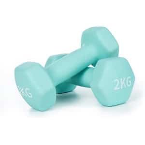 Set van 2 Neopreen Halters voor Krachttraining en Fitness (0,5 kg tot 3 kg)