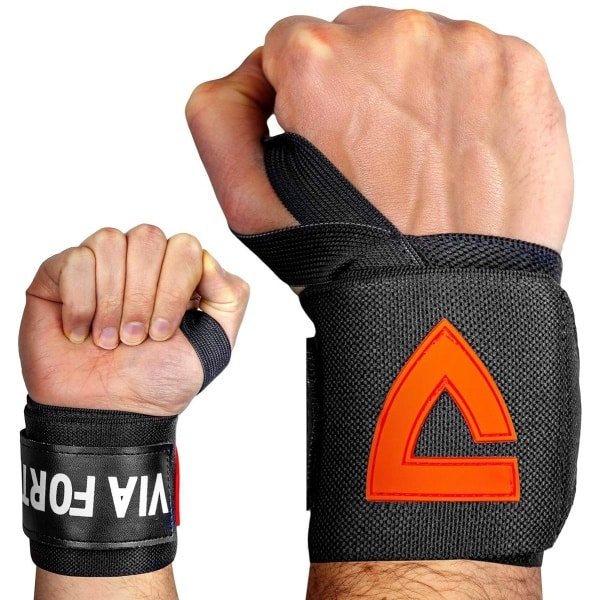 Set van 2 Polsbandages voor Maximale Stabiliteit bij Krachttraining en Fitness
