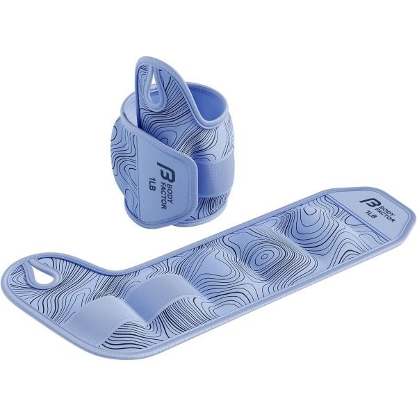 Set van 2 Polsgewichten met Duimlussenslot - 2 Pond Elk voor Wandelen, Hardlopen, Krachttraining en Pilates