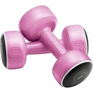 Set van 2 Roze Halters 1 KG - Perfect voor Fitness en Krachttraining
