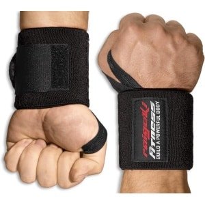 Set van 2 Sterke Polsbandages met Extra Grip voor Krachttraining