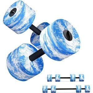 Set van 2 Watergewichten voor Aquatische Fitness en Krachttraining