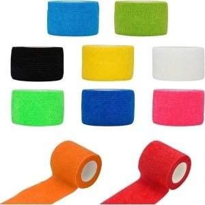 Set van 20 Zelfklevende Elastische Sportbandages 2.5 cm x 4.5 m voor Vingerbescherming, Handen en Voeten tijdens Crossfit en Sportactiviteiten