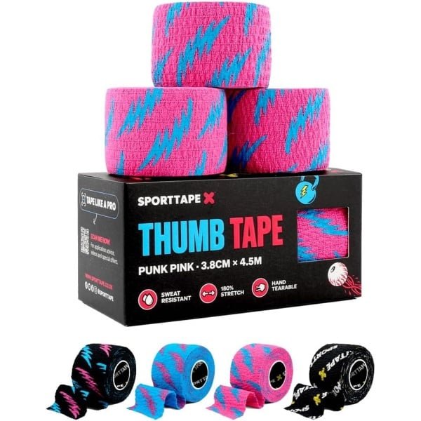 Set van 3 Duimtape voor Gewichtheffen en CrossFit - Zweetbestendig en Huidvriendelijk