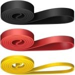 Set van 3 Fitness Weerstandsbanden voor Krachttraining en Stretching