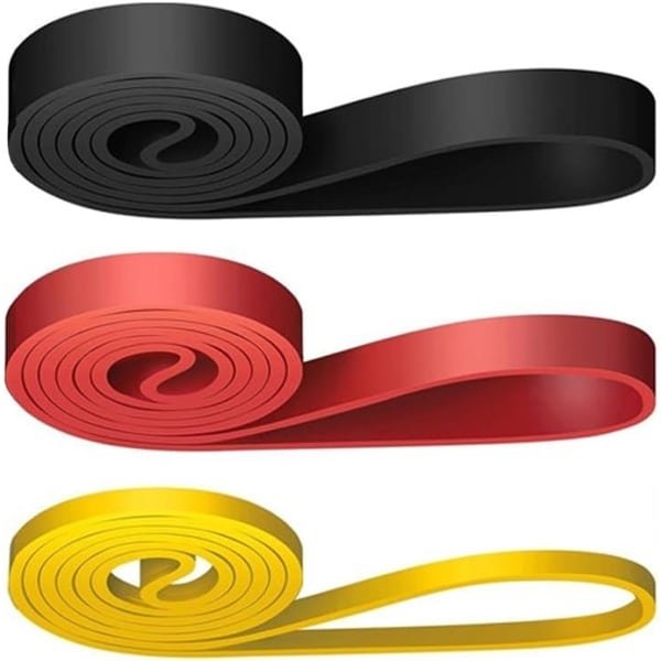 Set van 3 Fitness Weerstandsbanden voor Krachttraining en Stretching