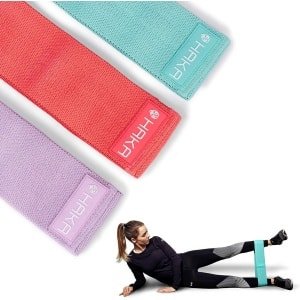Set van 3 Fitnessbanden voor Benen en Billen | Elastische Weerstandsbanden voor Krachttraining